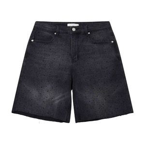 High Quality <b>Men's</b> <b>Short</b> <b>Lightweight</b> and Breathable with Best Anti-Wrinkle Designs Rhinestone Accent Solid Pattern Price - Product Image 3