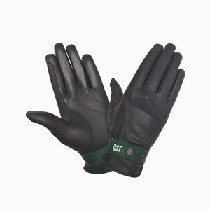 Service OEM ODM Gants équestres en cuir pour hommes ajustés à la main Gants d'équitation antidérapants Compatible avec l'écran tactile Logo personnalisé - Product Image 1