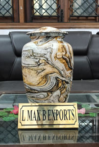 Elegance Look Urnas de cremación para adultos para cenizas humanas Urnas de metal Precio al por mayor - Product Image 2