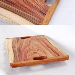 BOOST Vente en gros Planche à découper en bois d'acacia Bloc à découper rectangulaire en palissandre pour fabricant de cuisine à domicile - Product Image 3