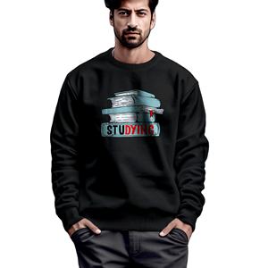 Made in Bangladesh Custom Made Design Crewneck 480 GSM 100% <b>Sweatshirt</b> <b>Embroidery</b> Heavy Streetwear Solid Color Oversized for Men - Product Image 3