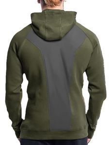 Sudadera Personalizada de 500 g/m² con Cierre, Lavado Ácido, Estampado de Araña, Logotipo Extra Grande, Pedrería Negra - Product Image 3