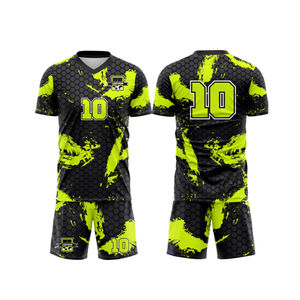 2025 nouveauté hommes maillot de Football ensemble adulte course Football formation uniforme Football équipe porte 100% Polyester tissu - Product Image 2