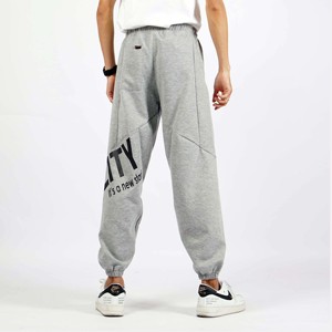 กางเกงจ็อกเกอร์ทรงแบ็กกี้ลำลองของผู้ชายพร้อมวัสดุขนแกะและเชือกผูก-สวมใส่สบายทุกวันโลโก้ตามสั่ง - Product Image 4