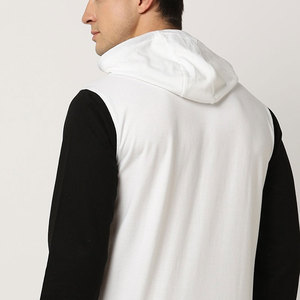 Customizable Eco-Friendly Men's Pullover Hoodie Casual Winter Wear Fleece <b>Light</b> Weight Full Sleeves for Outdoor Low MOQ OEM - Product Image 6