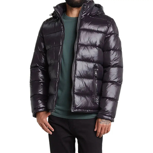 Veste matelassée légère et à la mode en tissu confortable et respirant pour hommes Veste d'hiver en vrac pour hommes - Product Image 5