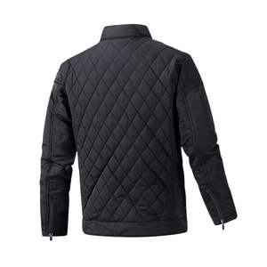 Veste d'hiver à logo personnalisé pour homme, veste d'hiver pour homme, style coréen décontracté, col montant, coton fin, fermeture éclair - Product Image 2