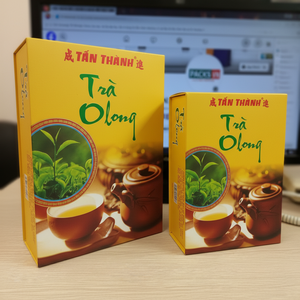 Caja de Regalo de Lujo con Laminado Mate y Relieve para Empaque de Té Ecológico de Alta Gama para Marcas de Té Premium - Product Image 2