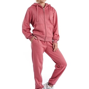 Vente chaude, survêtement personnalisé d'hiver à capuche, coupe ajustée, léger, polyester/coton, sweat-shirts, ensembles de survêtement unisexe, femme - Product Image 6