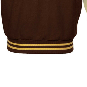 Chaquetas universitarias Letterman con cuello levantado y bordado personalizado para caballeros chaqueta de béisbol universitaria de EE. UU. Y Europa de buena calidad para hombres - Product Image 6