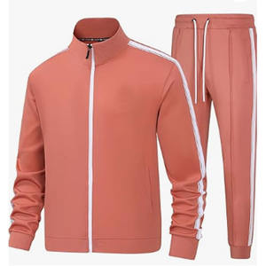 Survêtement d'entraînement sportif nouveau style personnalisé 100% coton pour hommes avec fermeture éclair respirante vente en gros - Product Image 2
