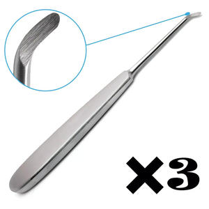 Warwick James 3 Dentaire En Acier Inoxydable Dent Droit Ascenseurs Manuel Réutilisable Instruments Chirurgicaux pour Racine Couteau Type Forceps - Product Image 1