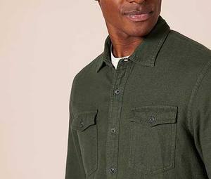 Camisas formales de calidad superior para hombre con mangas largas Tejido de punto de último diseño refinado - Product Image 3