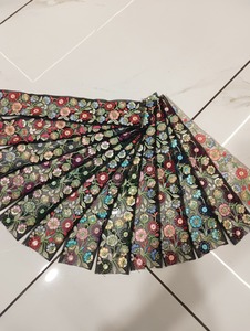 ชุดเดรสมุสลิมมุสลิมพร้อมถุงผ้าสำหรับเป็นของขวัญชุดเดรสผ้าปักลายดอกไม้หรูหราเป็นมิตรต่อสิ่งแวดล้อม - Product Image 3