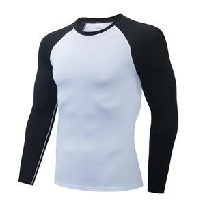 2025 nuevas camisetas de manga corta de ajuste Regular para correr gimnasio Fitness para hombres 220 gramos 100% algodón transpirable Dry Fit camisetas para hombres - Product Image 1