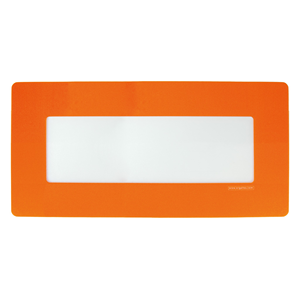 LongLife Trasparente - Marcatura del Pavimento Finestra del Pavimento, autoadesivo 1/2 DIN A4, Arancione, 10 pz. / Confezione.- - Product Image 1