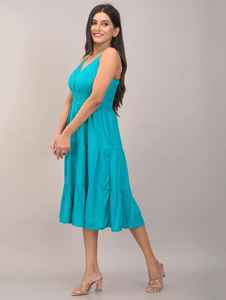 Vestido largo informal de verano sin mangas, elegante, largo hasta media pierna, 2023 - Product Image 2