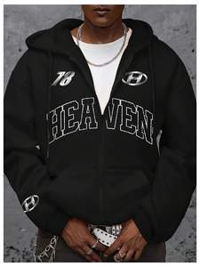 Sweat-shirt ample pour homme, coupe décontractée, tissu épais, style streetwear, pour un look décontracté et une mode moderne. - Product Image 5