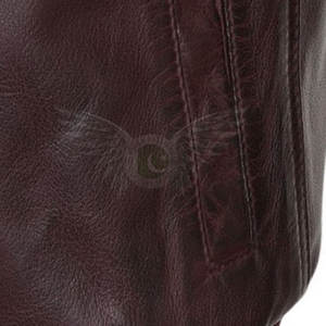 Blouson d'extérieur en cuir grande taille, décontracté, en cuir, grande taille, fabriqué au Pakistan - Product Image 5