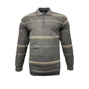 เสื้อยืดแขนยาวลายทางผู้ชาย ผลิตจากผ้าเนื้อนุ่ม สวมใส่สบาย 30/1 เหมาะสำหรับใส่ลำลอง - Product Image 3