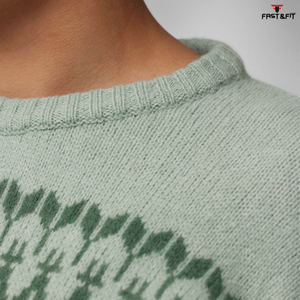 Suéter de Invierno de Manga Larga Personalizado, Antiarrugas, con Logotipo Tejido en la Parte Delantera, Talla Grande para Hombre - Product Image 5