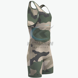 Trajes de Lucha Libre Personalizados al por Mayor de Fábrica, de Alta Calidad, Profesionales para Hombre, Ligeros, de Secado Rápido y Transpirables - Product Image 3