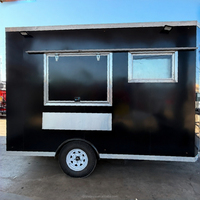 Chariot de restauration mobile 9,8 pieds avec cuisine complète pour BBQ, pizza, café, glaces et hot-dogs