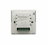 Thermostat numérique pour ventilo-convecteur Telin/OEM AC8001F à 3 vitesses, fonction carte-clé, design moderne, économie d'énergie, installation facile, matériau PC+ABS
