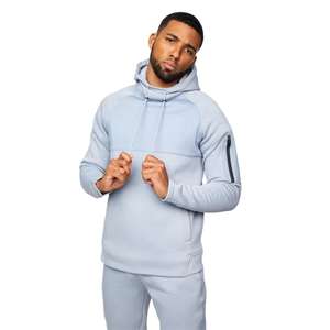 กางเกงลําลองเอว Drawstring กางเกงขายาวผ้าฝ้ายสีดําสบายกางเกงวอร์มพิมพ์ลายพัฟแบบกําหนดเอง - Product Image 4