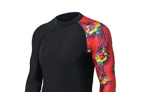 Rashguard MMA sur mesure UPF50 respirant à manches longues en Spandex/Nylon de haute qualité - Product Image 6