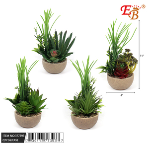 11 \ "Árbol colgante en maceta artificial verde moderno Estilo táctil real para ocasiones de boda y Acción de Gracias 36PCS/CS - Product Image 1