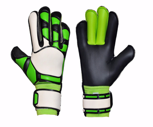Gants de gardien de but en cuir PU de haute qualité pour l'entraînement en extérieur, protection, vente en gros, directement du fabricant - Product Image 1