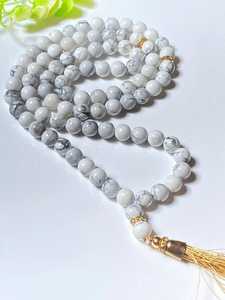 แก้วสวดมนต์อิสลาม Mala-33ลูกปัดแก้วสีฟ้าหลวม2มม. ปรับแต่ง Sufi tasbih - Product Image 2