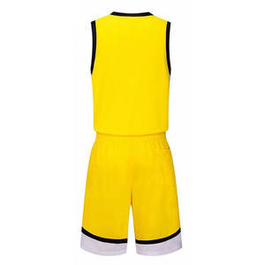 Uniforme de basket-ball personnalisé nouveau style fabriqué en 100% uniforme de basket-ball en polyester fabriqué au Pakistan uniforme de basket-ball - Product Image 3