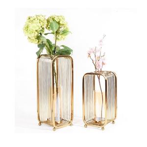 ชุดเครื่องประดับกลางโต๊ะทองเหลืองและคริสตัล3ขนาด - Product Image 5