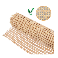 Rollo de cinta de caña de ratán vietnamita tradicional para puertas de paneles decorativos y diseño de tapicería