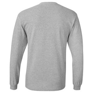 T-shirt à manches longues pour hommes de qualité supérieure T-shirt à manches longues à col rond de couleur unie/coupe ajustée décontracté de haute qualité Logo personnalisé - Product Image 5