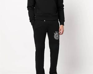 ชุดวอร์มผู้ชายแบบมีฮู้ด คุณภาพสูง ตกแต่งด้วยคริสตัลเต็มตัว ระบายอากาศได้ดี สวมใส่สบาย ไม่ยับง่าย ดีไซน์ล่าสุด - Product Image 4