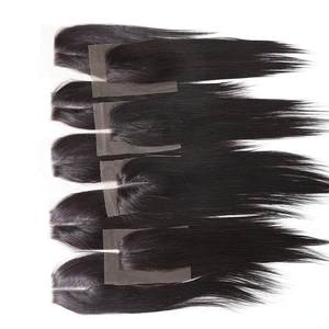 Cierre 2x6 2x4 El cabello humano vietnamita debe tener el artículo HD delgado y duradero encaje transparente meticulosamente - Product Image 3