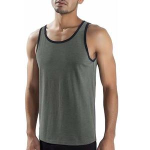 Camiseta Deportiva sin Mangas de Algodón Unisex de Alta Calidad 2026, Camiseta de Tirantes para Gimnasio, Ropa Deportiva para Hombre, Color Gris y Negro - Product Image 1