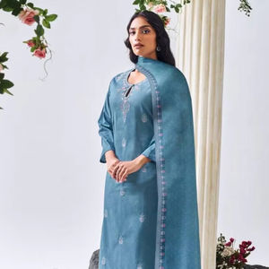 Premium Cotton Printed Salwar Kameez Collection Full Catalog Party Wear <b>Indian</b> & <b>Pakistani</b> <b>Clothing</b> Available at Wholesale Rate - Product Image 1