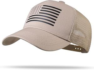 Casquette de camionneur avec drapeau américain - Casquette snapback, casquette de baseball pour hommes et femmes - Maille respirante sur les côtés, ajustement réglable - Pour un usage décontracté - Product Image 5