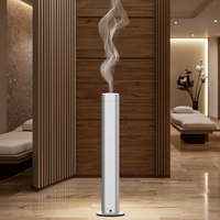 Diffuseur d'huiles essentielles en métal de 500 ml pour hall d'hôtel, vente en gros d'usine, machine à diffusion de parfum sur pied, commande intelligente par application, usage domestique