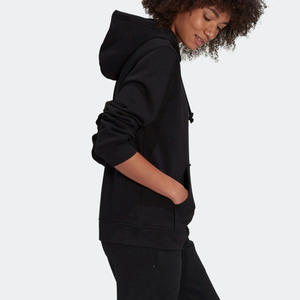 Sudadera con capucha de etiqueta privada transpirable con servicio de OEM, sudaderas con capucha de color sólido personalizadas para mujer para invierno - Product Image 2