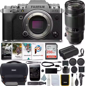 Ready to Ship Fuji-film X-T4 Mirrorless Digital Camera with 18-55mm Lens Instant SD Card Type Memory NEW - Product Image 1