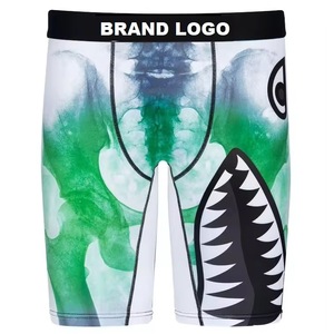 2025 logo personalizzato Cool vendita calda all'ingrosso stampa di moda personalizzata <span class=keywords><strong>Boxer</strong></span> da uomo semplice palestra biancheria intima da uomo pantaloncini di abbigliamento sportivo - Product Image 3