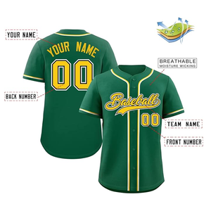 Nueva llegada camisa de béisbol al por mayor de secado rápido uniformes de béisbol en blanco poliéster personalizado su propio diseño uniformes de béisbol lisos - Product Image 2