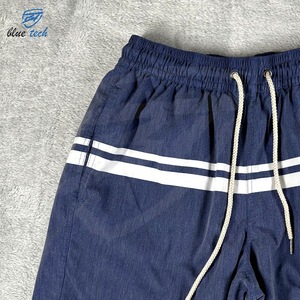 Logo personnalisé toile solide respirant sport coton hommes Shorts numérique à séchage rapide léger pour Fitness entraînement en plein air - Product Image 5
