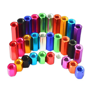 Tùy chỉnh M2/<span class=keywords><strong>3</strong></span>/<span class=keywords><strong>4</strong></span>/5/6 Hợp kim nhôm buộc hỗ trợ Spacer Rod khớp nối khớp tay áo dài phần cứng Nuts cho khai thác mỏ - Product Image 1