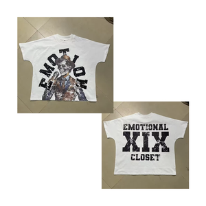 T-shirt décontracté pour homme à manches courtes, col rond, coupe classique, 100 % coton respirant, anti-plis, séchage rapide, haute qualité, vente en gros, personnalisable - Product Image 4